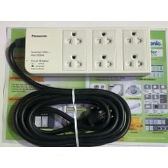 Ổ cắm Panasonic model WCHG2836 (có dây - 6 ổ cắm 3 chấu)