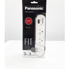 Ổ cắm Panasonic model WCHG24332W (công suất 2500W - dây 3m - 3 ổ cắm - 1 công tắc)