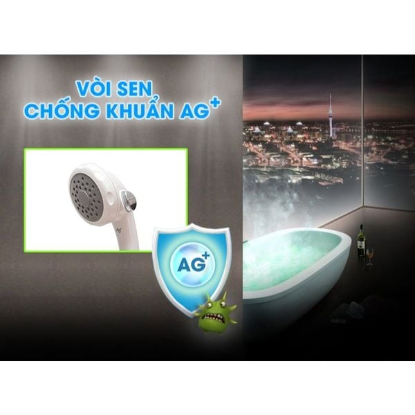 Máy nước nóng trực tiếp Panasonic model DH-4MP1VW/ DH-4MS1VW  ( 4500W, màu trắng) - KHÔNG GỒM CP LẮP