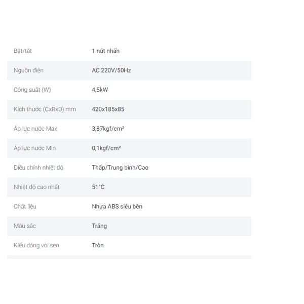 Máy nước nóng Panasonic DH-4NTP1VM dòng cao cấp  (4500W, có bơm trợ lực) - KHÔNG GỒM CHI PHÍ LẮP ĐẶT