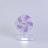 Quạt sạc Nanoco model NRF6219W màu trắng, 6inch, có xoay, có đèn