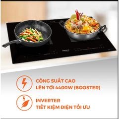 Bếp điện từ đôi Nanoco model NICL482 - KHÔNG BAO GỒM LẮP ĐẶT