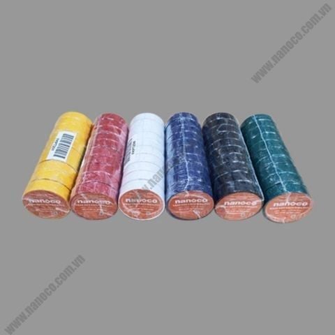 Băng keo cách điện Nanoco màu đen model FKPT10BK kích thước 10yard
