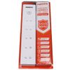 Ổ cắm có dây Nanoco model NES5215 (5 ổ cắm 2 chấu, 1 công tắc, dây điện 3m và 5m)