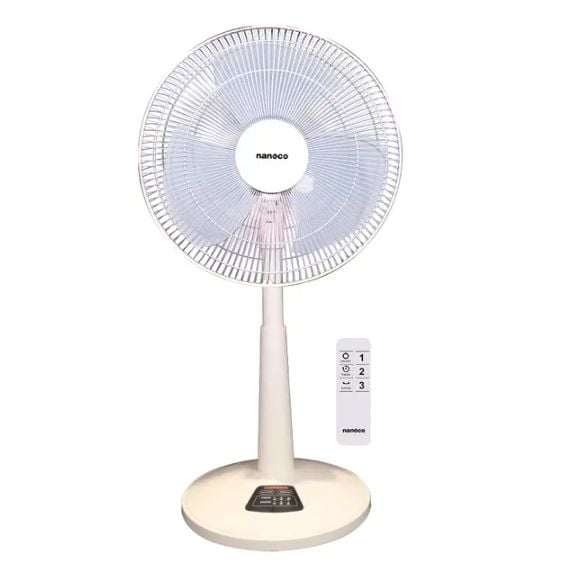 Quạt lửng Nanoco model NLF1624RC (màu xanh, màu beige - 3 chế độ gió - công suất 47W)