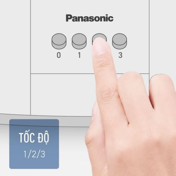 Quạt bàn Panasonic model F-400C (màu xanh, màu trắng ngà  - 3 chế độ gió  - công suất 48W)