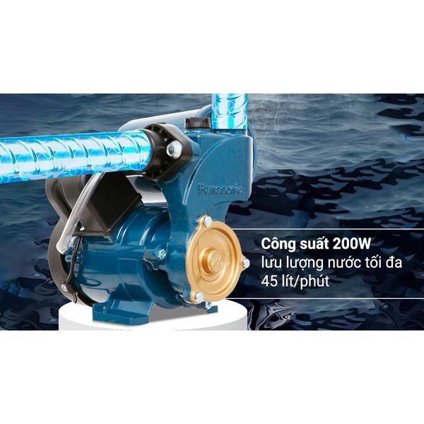 Máy bơm nước Panasonic dòng bơm tăng áp model A-200JAK (công suất 200W) - KHÔNG BAO GỒM LẮP ĐẶT