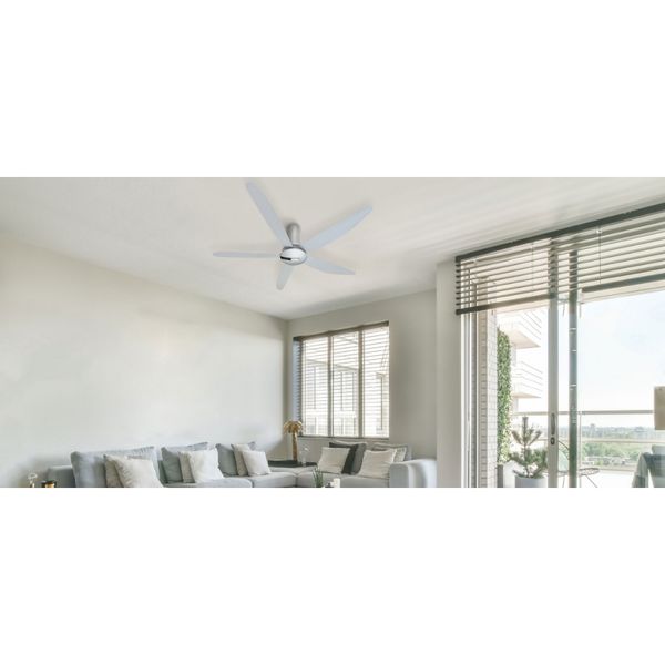 Quạt trần Panasonic model F-60TAN (màu xám bạc - 9 chế độ gió  - công suất 37W) - KHÔNG GỒM PHÍ LẮP