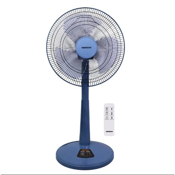 Quạt lửng Nanoco model NLF1624RC (màu xanh, màu beige - 3 chế độ gió - công suất 47W)