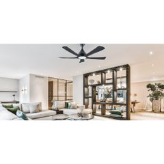 Quạt trần Panasonic model F-60DGN (màu đen - 10 chế độ gió  - công suất 73W) - KHÔNG GỒM PHÍ LẮP