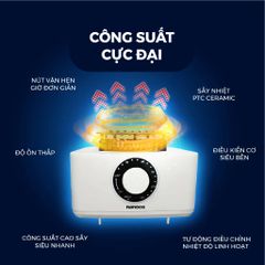 Tủ sấy quần áo Nanoco model NCD2207 (Công suất 2200W, Sức chứa ≤ 50kg)