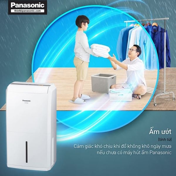 Máy hút ẩm Panasonic model F-YCT10V khả năng hút ẩm 10 lít/ ngày (màng lọc 4 trong 1)