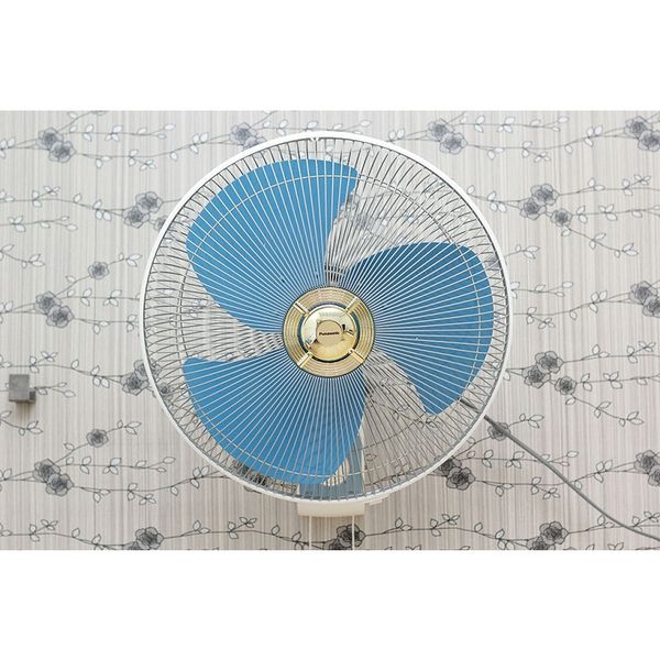 Quạt treo tường Panasonic model F-409U (màu xanh, vàng kim - 3 chế độ gió - 47.5W)- KO GỒM CP LẮP