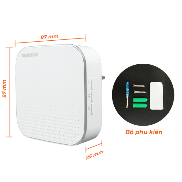 Chuông điện không dây Nanoco model ND1561/ ND1571
