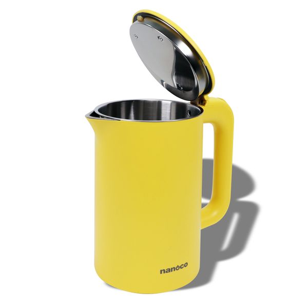 Bình đun siêu tốc inox 304 Nanoco model NKT1750 dung tích 1.7 lít (đèn LED báo sôi, giữ ấm sau khi sôi)