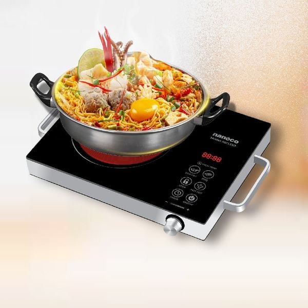 Bếp hồng ngoại đơn Nanoco model NICL350 công suất 2000W