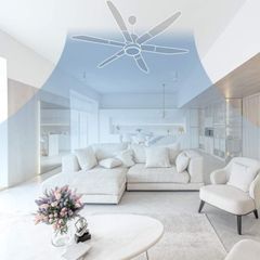 Quạt trần Panasonic model F-80ZBR (màu đen - 9 chế độ gió  - công suất 57W) - KHÔNG GỒM PHÍ LẮP ĐẶT