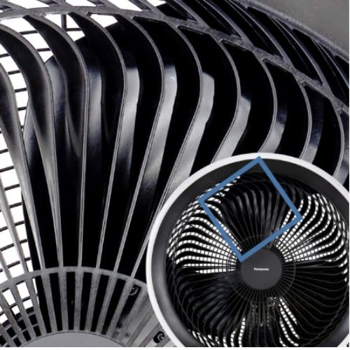 Quạt treo tường Panasonic F-50YUZ màu đen công suất 63W