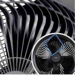 Quạt treo tường Panasonic F-50YUZ màu đen công suất 63W