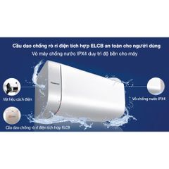 Máy nước nóng gián tiếp Panasonic model DH-HBMVW (công suất 2500W) - KHÔNG BAO GỒM CHI PHÍ LẮP ĐẶT