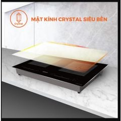 Bếp điện từ đôi Nanoco model NICL482 - KHÔNG BAO GỒM LẮP ĐẶT