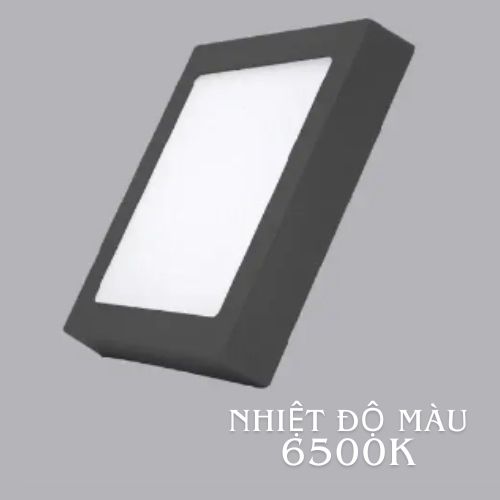 Đèn Panel LED Nanoco model NPL24*SB 24W màu đen hình vuông (3000K, 4000K, 6500K)