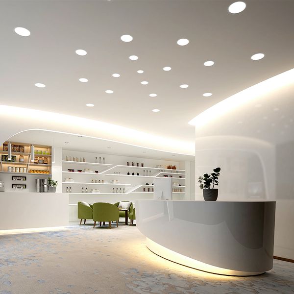 Đèn LED SLIM downlight Hera Nanoco φ90 7W (viền vàng, trắng, bạc - ánh sáng trắng, trung tính, vàng)