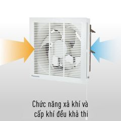 Quạt hút Panasonic dòng 2 chiều- có lưới model FV-30RL1 (Công suất: 18W) - KHÔNG GỒM PHÍ LẮP ĐẶT