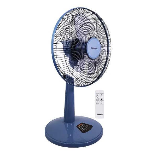 Quạt lửng Nanoco model NLF1624RC (màu xanh, màu beige - 3 chế độ gió - công suất 47W)