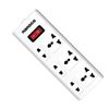 Ổ cắm có dây Nanoco model NES3332-S1 (3 ổ đa năng, 3 ổ 2 chấu, 1 công tắc, dây điện 3m và 5m)