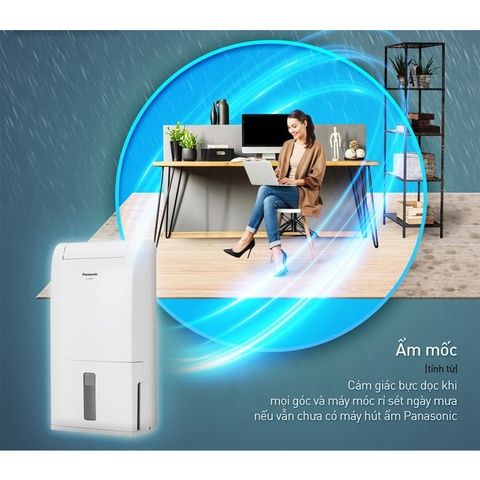 Máy hút ẩm Panasonic model F-YCT10V khả năng hút ẩm 10 lít/ ngày (màng lọc 4 trong 1)