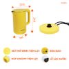 Bình đun siêu tốc inox 304 Nanoco model NKT1750 dung tích 1.7 lít (đèn LED báo sôi, giữ ấm sau khi sôi)