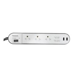 Ổ cắm Panasonic model WCHG243322W-VN (có dây - 3 ổ cắm - 2 USB)