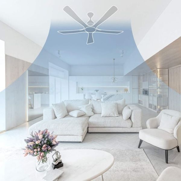 Quạt trần Panasonic model F-60DHN (màu đen - 10 chế độ gió  - công suất 54W) - KHÔNG GỒM PHÍ LẮP