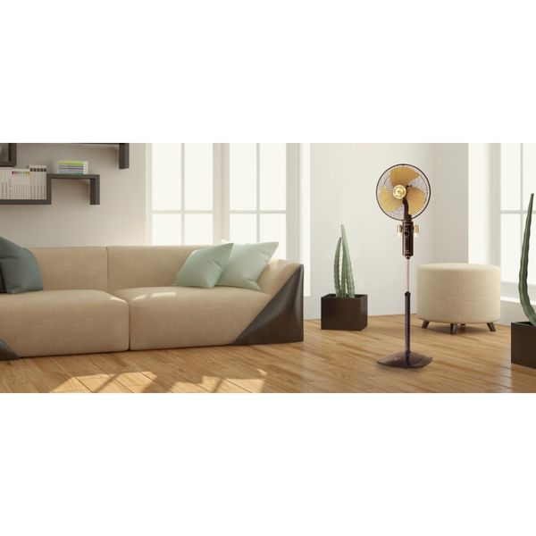 Quạt đứng Panasonic model F-407WGO (màu vàng kim - 3 chế độ gió  -  53.5W) - KHÔNG GỒM PHÍ LẮP