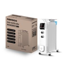 Máy sưởi dầu nút vặn Nanoco model NOH2613 ( Công suất 2600W, 3 mức độ nhiệt)