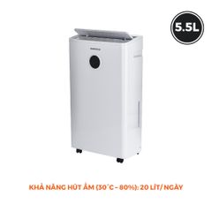 Máy hút ẩm Nanoco model NDH102/ NDH163/ NDH205/ NDH256