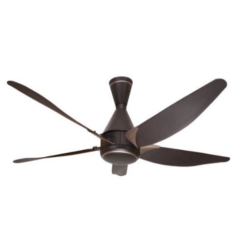 Quạt trần Panasonic model F-60GDS-B (màu nâu, động cơ DC -  40W) - KO GỒM CP LẮP