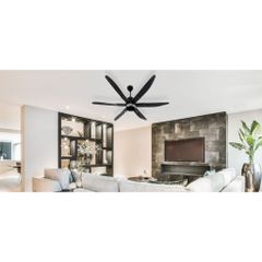 Quạt trần Panasonic model F-70ZBP (màu đen - 9 chế độ gió  - công suất 51W) - KHÔNG GỒM PHÍ LẮP ĐẶT