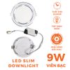 Đèn downlight LED Nanoco φ110 9W 3 màu model: NSD09CS110/ NSD09CG110/ NSD09CW110 - viền vàng/ trắng/ bạc