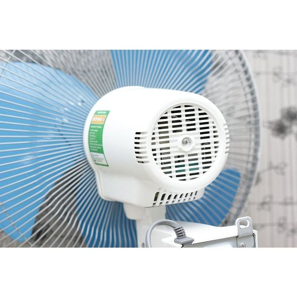 Quạt treo tường Panasonic model F-409U (màu xanh, vàng kim - 3 chế độ gió - 47.5W)- KO GỒM CP LẮP