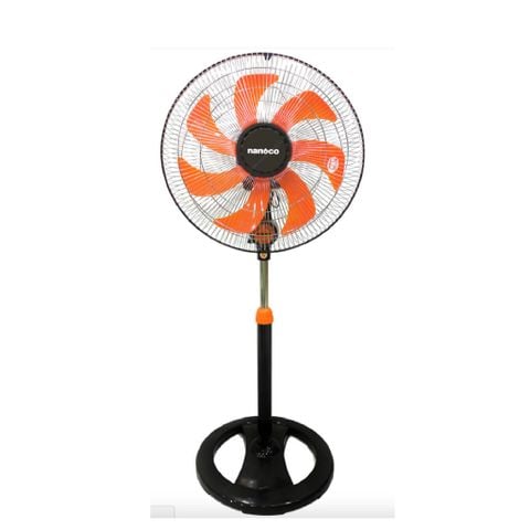 Quạt lửng thân sắt Nanoco 7 cánh NLF1622, 47W, màu đen cam