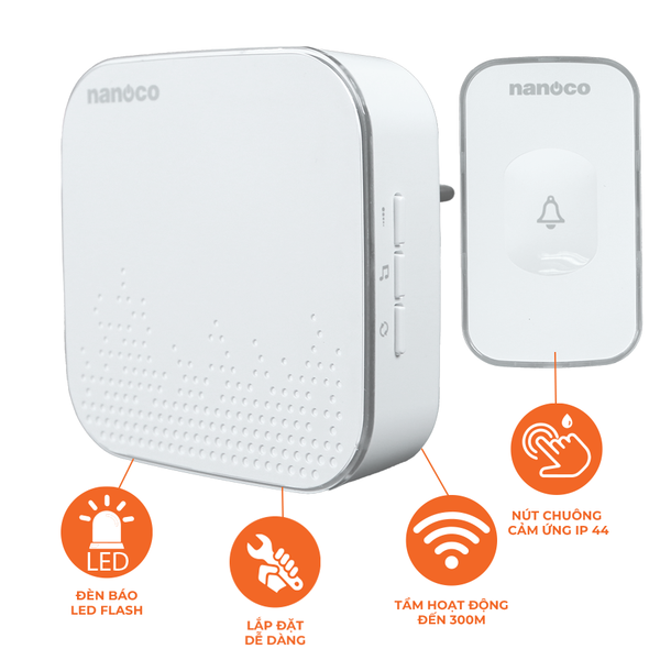 Chuông điện không dây Nanoco model ND1561/ ND1571