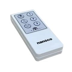 Quạt đảo có remote Nanoco model NOF1651RC màu Ghi/Beige (3 cấp độ gió, công suất 47W, bạc đạn)