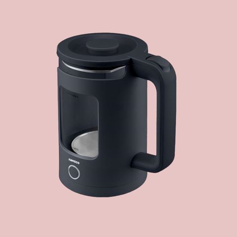 Bình đun siêu tốc thủy tinh Nanoco model NKT1761DB (dung tích 1.7L, màu xanh đen)