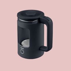 Bình đun siêu tốc thủy tinh Nanoco model NKT1761DB (dung tích 1.7L, màu xanh đen)