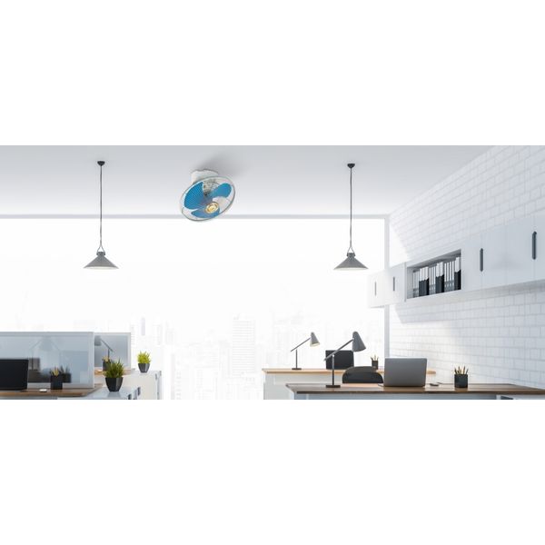 Quạt đảo Panasonic model F-409Q ( màu xanh, màu vàng  - 5 chế độ gió  - 45W) - KHÔNG GỒM PHÍ LẮP