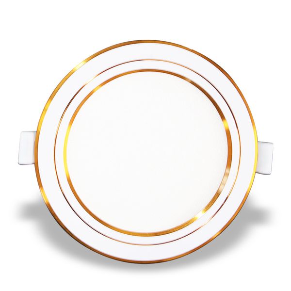Đèn downlight LED Nanoco φ135 12W 3 màu model: NSD12CS135/ NSD12CW135/ NSD12CG135 - viền vàng/ trắng/ bạc