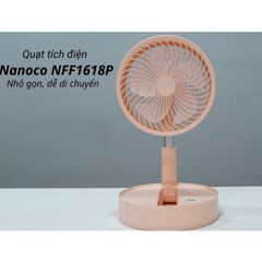 Quạt sạc gấp gọn tiện lợi Nanoco model NFF1618