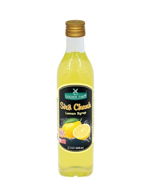 Siro Chanh Golden Farm 520ML (Chai Sứ)